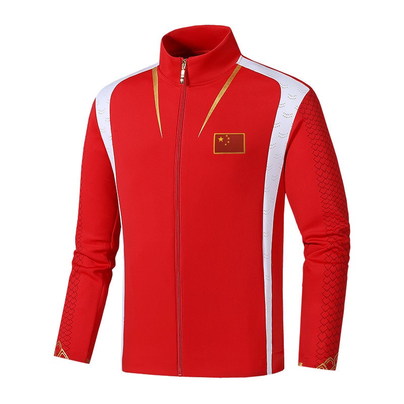 Chinese Team Award-Winning Clothing Sports Coat Men'S And Women'S Training Group School Uniform For Middle School Students Plus Size Sports Single Clothes - Image 1